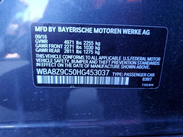 2017 BMW 330 XIGT WBA8Z9C50HG453037