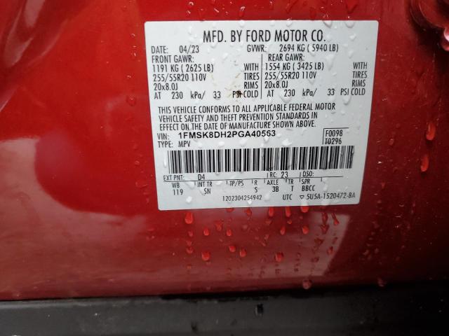 2023 FORD EXPLORER X - 1FMSK8DH2PGA40563