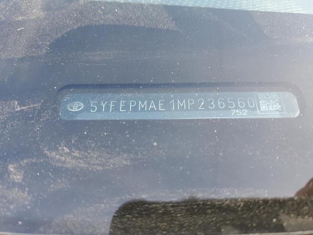 2021 TOYOTA COROLLA LE - 5YFEPMAE1MP236560