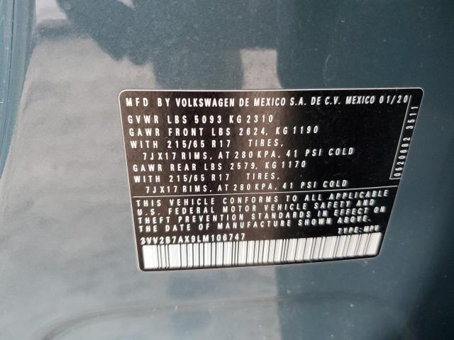 2020 VOLKSWAGEN TIGUAN SE - 3VV2B7AX9LM106747