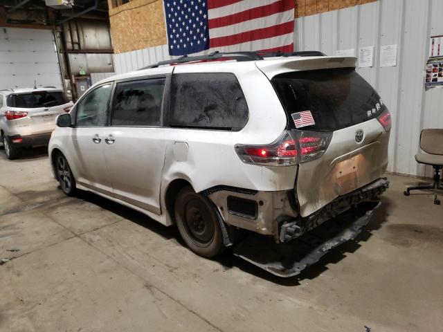 TOYOTA SIENNA SE 2017 white  gas 5TDXZ3DCXHS800212 photo #3