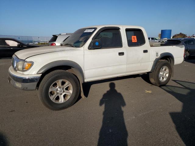 TOYOTA TACOMA DOU 2004 white crew pic gas 5TEGN92NX4Z353543 photo #1