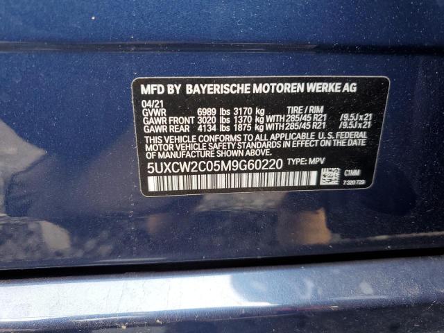 2021 BMW X7 XDRIVE4 - 5UXCW2C05M9G60220