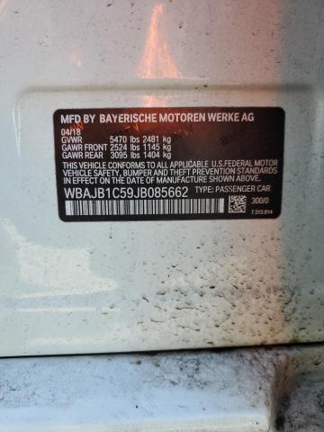 2018 BMW 530XE WBAJB1C59JB085662