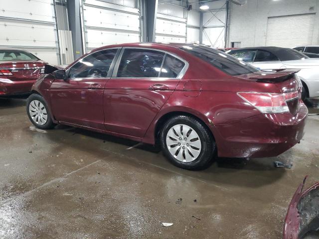 HONDA ACCORD LX 2012 burgundy  gas 1HGCP2F39CA212868 photo #3