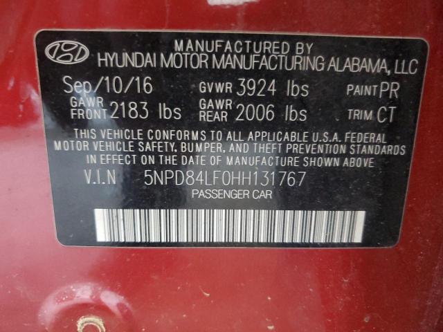 5npd84lf0hh131767 - 2017 Hyundai Elantra Se - #46261605