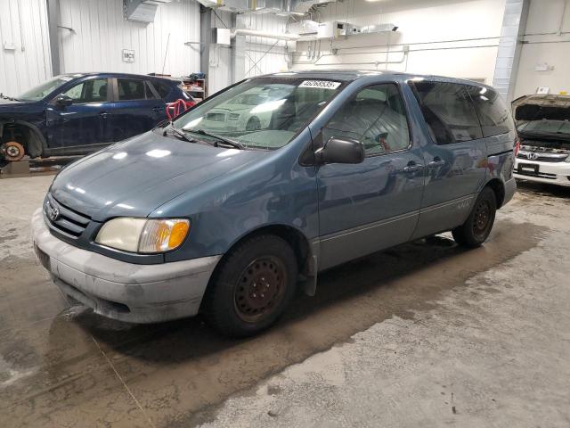 TOYOTA SIENNA CE 2003 blue  gas 4T3ZF19C13U512777 photo #1