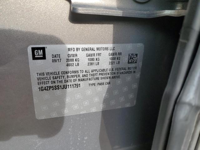 2018 BUICK LACROSSE E 1G4ZP5SS1JU111791