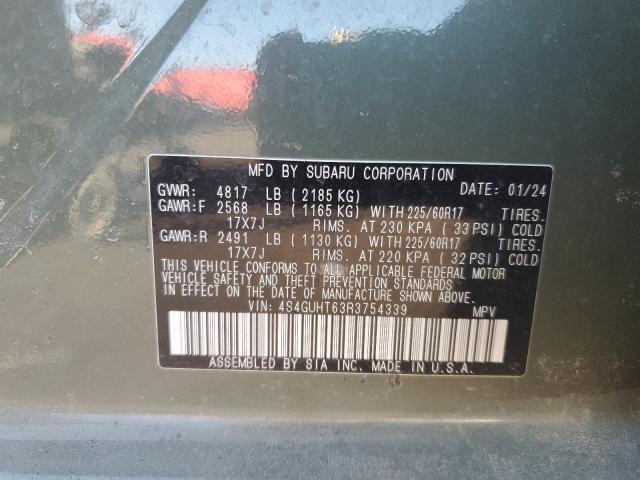 2024 SUBARU CROSSTREK 4S4GUHT63R3754339
