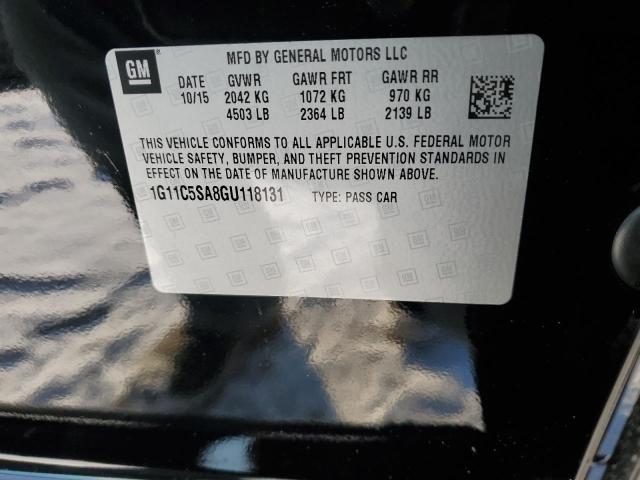 2016 CHEVROLET MALIBU LIM - 1G11C5SA8GU118131