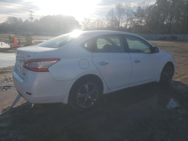 NISSAN SENTRA S 2013 white sedan 4d gas 3N1AB7AP2DL702397 photo #4