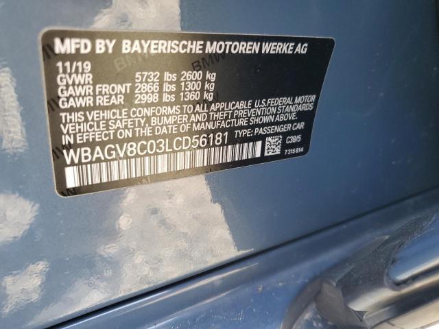 2020 BMW M850XI - WBAGV8C03LCD56181