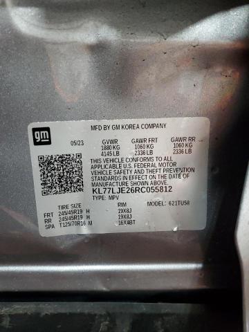 2024 CHEVROLET TRAX 2RS KL77LJE26RC055812