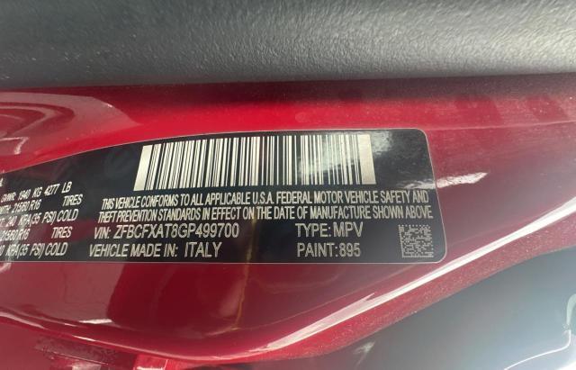 2016 FIAT 500X POP ZFBCFXAT8GP499700