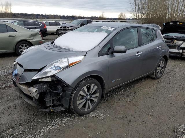 NISSAN LEAF S 2015 silver  electric 1N4AZ0CP2FC331579 photo #1