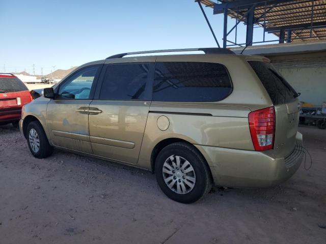 KIA SEDONA LX 2011 tan  gas KNDMG4C74B6384619 photo #3