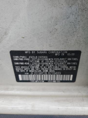 2020 SUBARU CROSSTREK - JF2GTAPC8L8239489