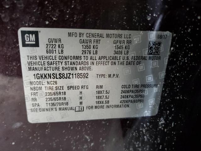 2018 GMC ACADIA SLE - 1GKKNSLS8JZ118592