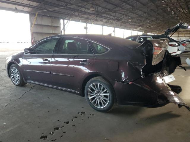 TOYOTA AVALON HYB 2016 burgundy  hybrid engine 4T1BD1EB6GU049408 photo #3