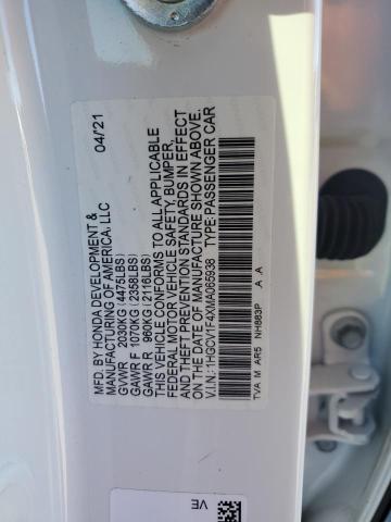 2021 HONDA ACCORD SPO - 1HGCV1F4XMA065938