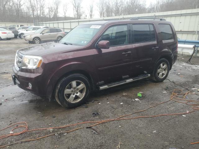 HONDA PILOT EXL 2010 burgundy  gas 5FNYF4H58AB016832 photo #1