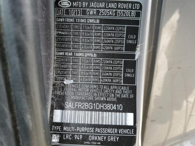 2013 LAND ROVER LR2 HSE - SALFR2BG1DH380410
