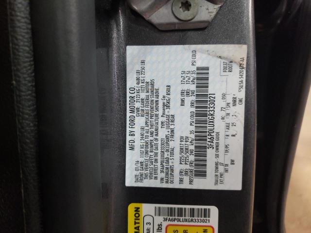 2016 FORD FUSION SE - 3FA6P0LUXGR333021