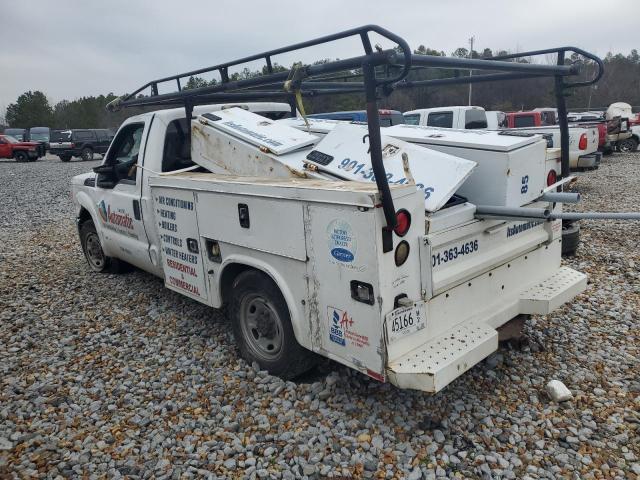 FORD F250 2015 white  gas 1FDBF2A60FEC39464 photo #3