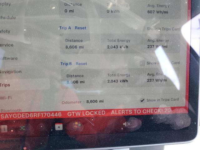 2024 TESLA MODEL Y 7SAYGDED6RF170446
