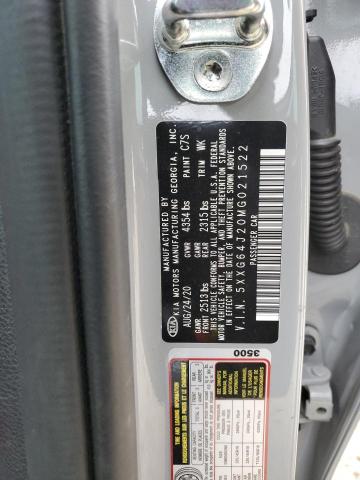 2021 KIA K5 GT LINE 5XXG64J20MG021522