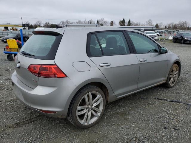 VOLKSWAGEN GOLF S 2017 silver  gas 3VW217AU4HM038482 photo #4