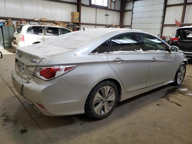 HYUNDAI SONATA HYB 2014 silver  hybrid engine KMHEC4A49EA112363 photo #4