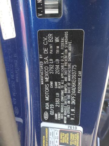 2019 KIA FORTE FE - 3KPF24AD6KE093775
