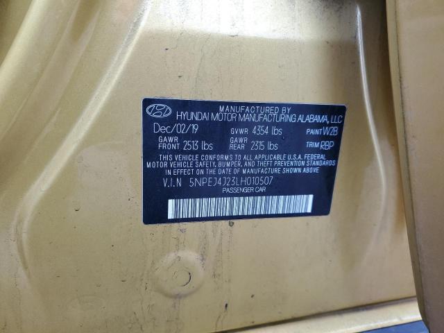 2020 HYUNDAI SONATA SEL - 5NPEJ4J23LH010507