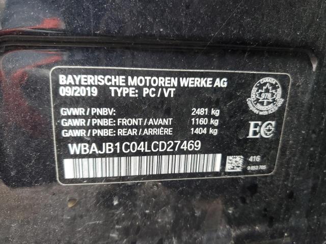 2020 BMW 530XE WBAJB1C04LCD27469