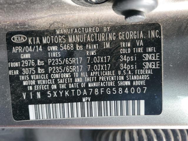 2015 KIA SORENTO LX - 5XYKTDA78FG584007
