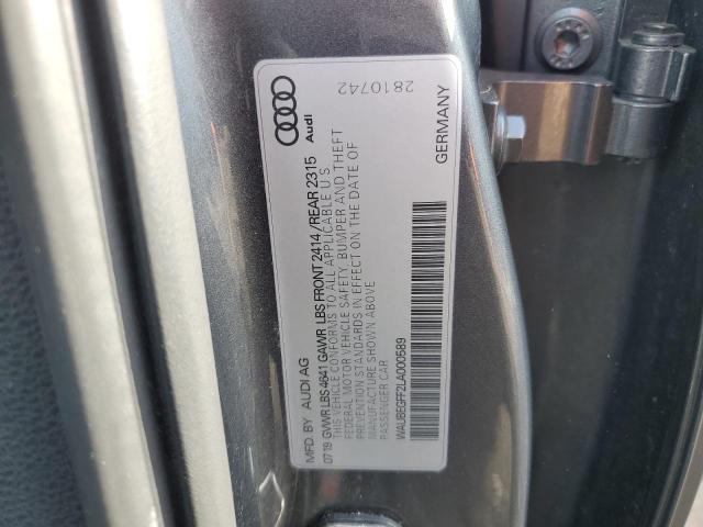 2020 AUDI A3 S-LINE - WAUBEGFF2LA000589