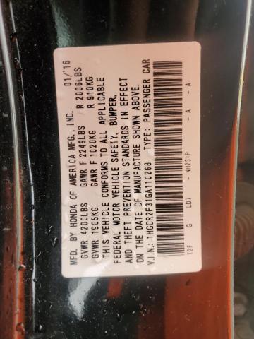 2016 HONDA ACCORD LX - 1HGCR2F31GA110268