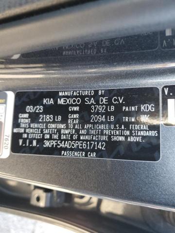2023 KIA FORTE GT L - 3KPF54AD5PE617142