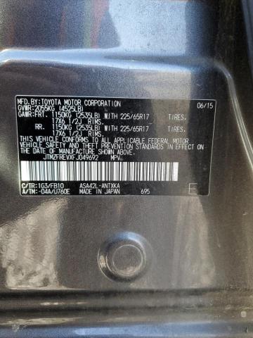 2015 TOYOTA RAV4 LE - JTMZFREVXFJ049692