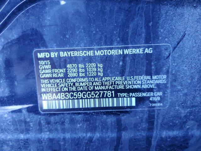 2016 BMW 435 XI GRA WBA4B3C59GG527781