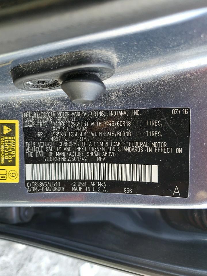 TOYOTA HIGHLANDER XLE