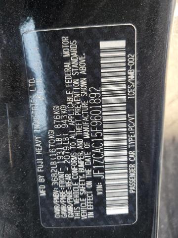 2015 SUBARU BRZ 2.0 LI - JF1ZCAC15F9601892