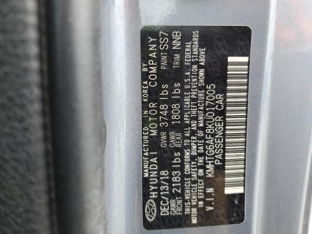 2019 HYUNDAI VELOSTER B - KMHTG6AF8KU017005