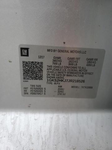 2018 GMC YUKON XL D - 1GKS2HKJ7JR218526
