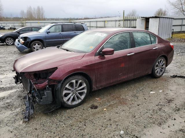 HONDA ACCORD SPO 2015 burgundy  gas 1HGCR2F50FA074346 photo #1