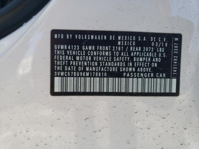 2019 VOLKSWAGEN JETTA S - 3VWC57BU9KM178610