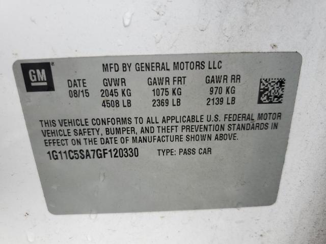 2016 CHEVROLET MALIBU LIM - 1G11C5SA7GF120330