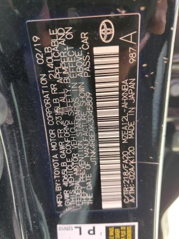 2019 TOYOTA COROLLA SE - JTNK4RBEXK3045809