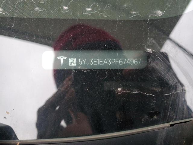 2023 TESLA MODEL 3 5YJ3E1EA3PF674967